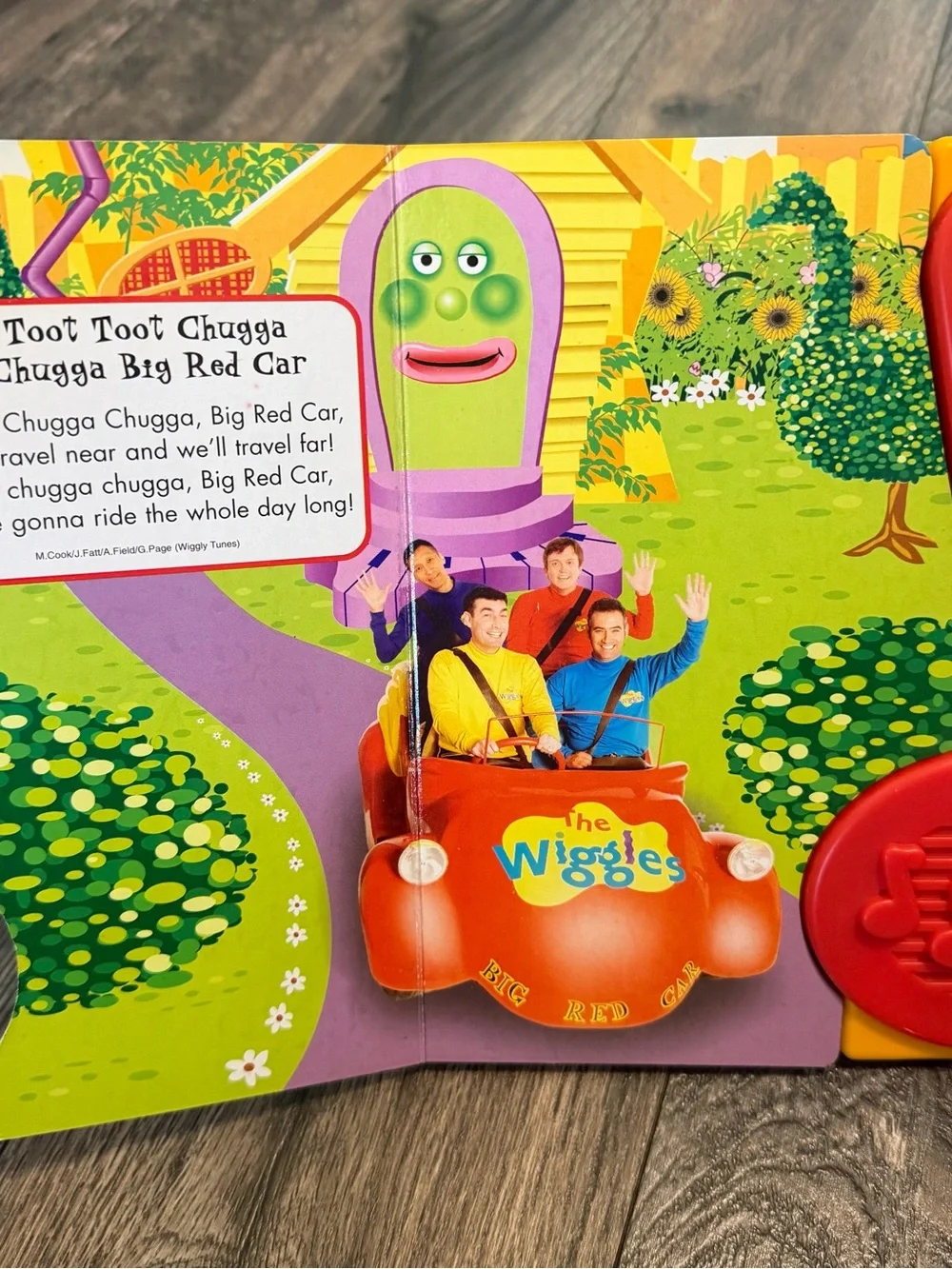 The Wiggles all buttons